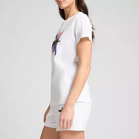 PUMA Womens Crew Neck Short Sleeve T-Shirt
