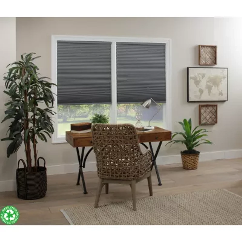 Eco Estates Honeycomb Cut-to-Width Cordless Blackout Cellular Shades