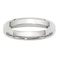 Personalized 4MM Sterling Silver Wedding Band