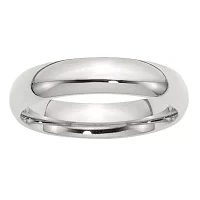 Personalized 5MM Sterling Silver Wedding Band