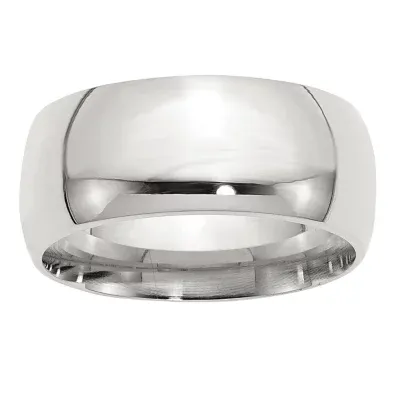 10MM Sterling Silver Wedding Band