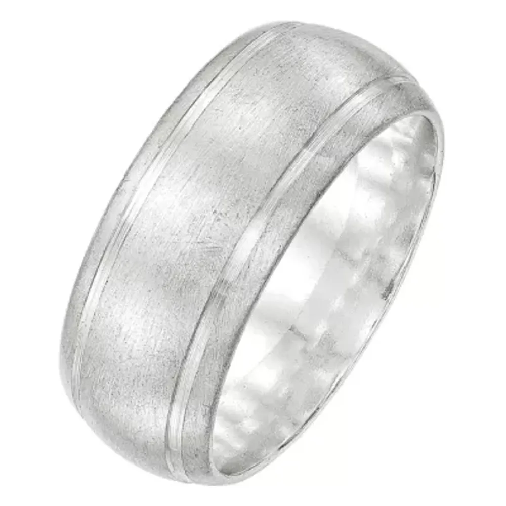 Personalized Sterling Silver Wedding Band