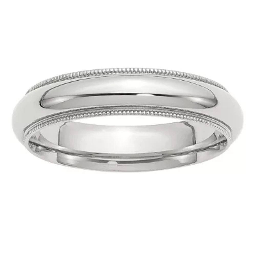 5MM Sterling Silver Wedding Band