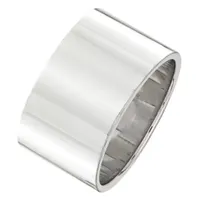 12MM Sterling Silver Wedding Band