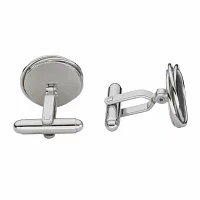 Love Knot Onyx Stone Cuff Links
