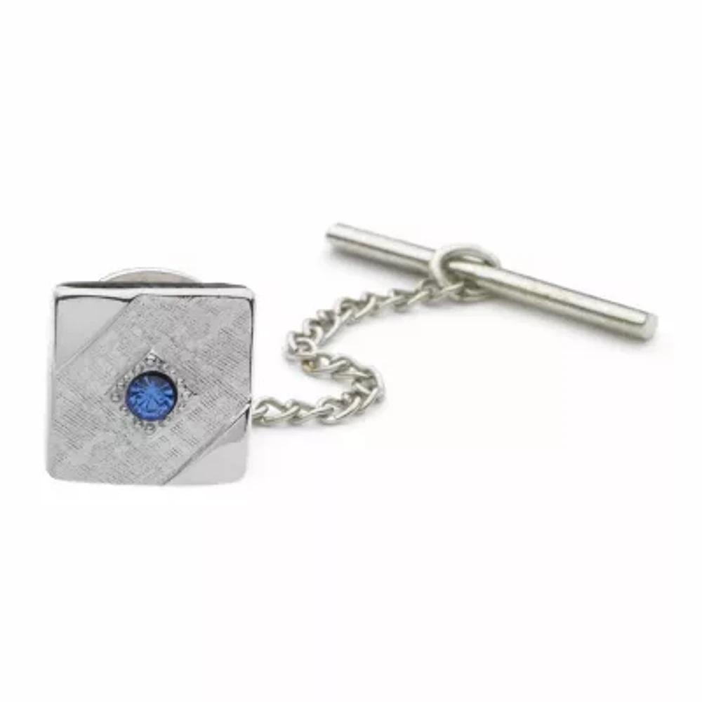 Crystal-Accent Tie Tack