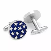 Stars and Stripes American Flag Cuff Links