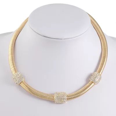 Monet Jewelry 17 Inch Omega Collar Necklace