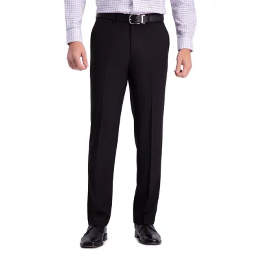 Haggar® Mens Premium Comfort Straight Fit Flat Front Dress Pant