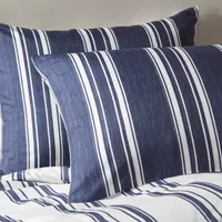 Intelligent Design Stripes Midweight Reversible Down Alternative Comforter Set