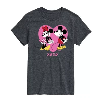 Mens Short Sleeve Mickey and Friends Graphic T-Shirt