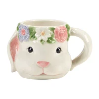 Certified International Easter Morning 4-pc. Animal Coffee Mug