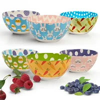 Certified International Easter 6-pc. Porcelain Fruit Bowl