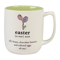 Certified International Easter Words 4-pc. Coffee Mug