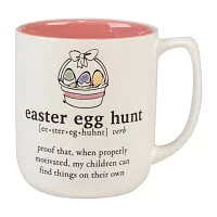 Certified International Easter Words 4-pc. Coffee Mug