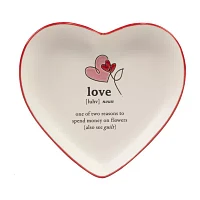 Certified International Valentine's Day 4-pc. Stoneware Appetizer Plate