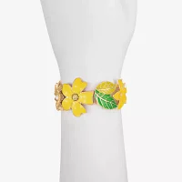 Liz Claiborne Flower Stretch Bracelet