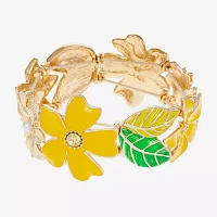 Liz Claiborne Flower Stretch Bracelet