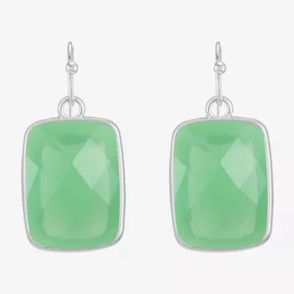 Liz Claiborne Rectangular Drop Earrings