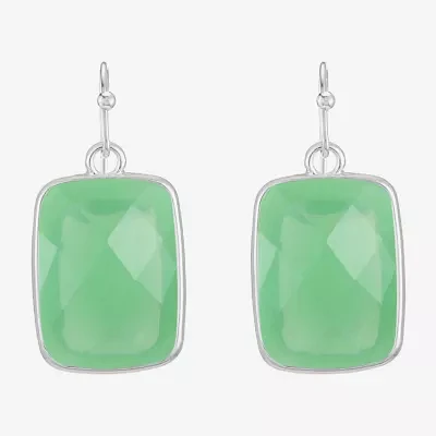 Liz Claiborne Rectangular Drop Earrings