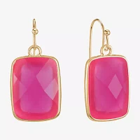 Liz Claiborne Rectangular Drop Earrings