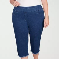 Alfred Dunner Classics Mid Rise Plus Capris