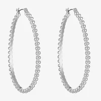 Liz Claiborne Womens 56mm Hypoallergenic Hoop Earrings
