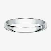 2MM 10K White Gold Wedding Band