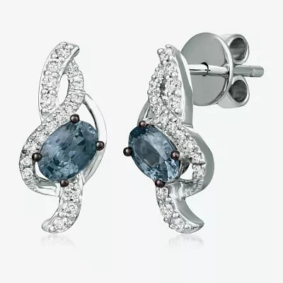 Le Vian® Grand Sample Sale™ Earrings featuring 1 CT. Gray Spinel 1/4 CT. Vanilla Diamonds® set in 14K Vanilla Gold®