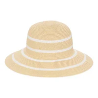 Liz Claiborne Striped Womens Cloche Hat