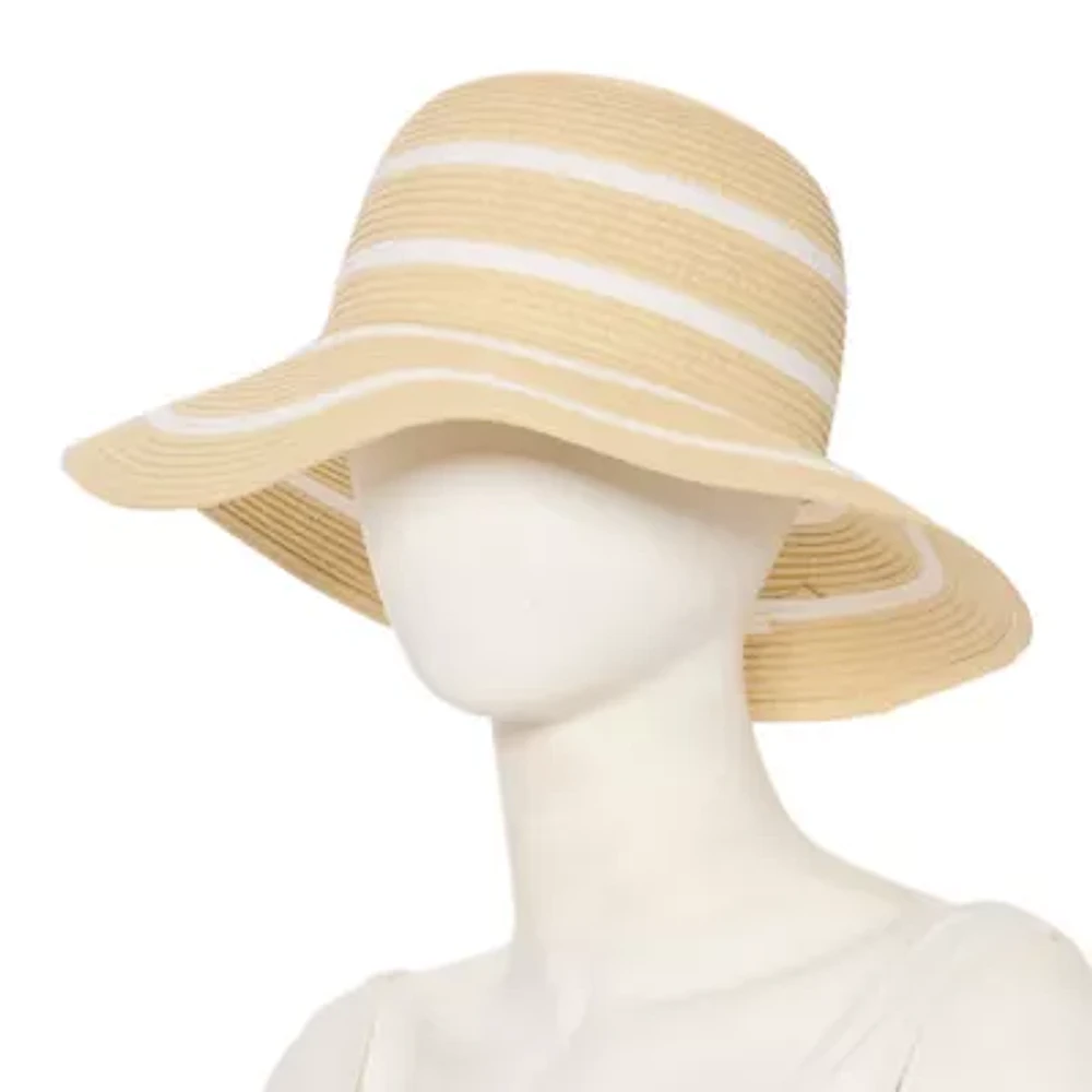 Liz Claiborne Striped Womens Cloche Hat