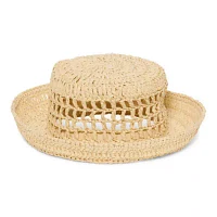a.n.a Open Weave Straw Womens Bucket Hat