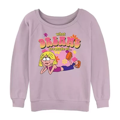 Juniors Lizzie Mcguire What Dreams Are Made Of Sweatshirt Womens Crew Neck Short Sleeve