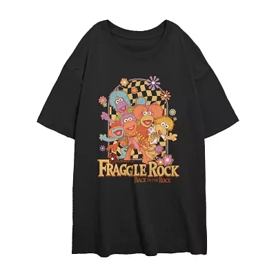 Juniors Fraggle Rock Tee Womens Crew Neck Short Sleeve Graphic T-Shirt