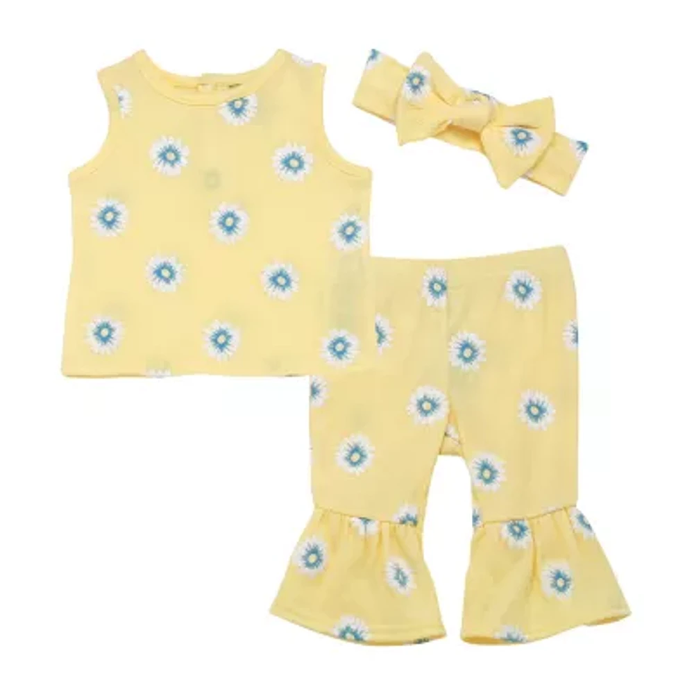 Baby Starters Girls 3-pc. Pant Set