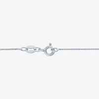 (G-H / I1-I2) Womens 5/8 CT. T.W. Lab Grown White Diamond Sterling Silver Heart Pendant Necklace