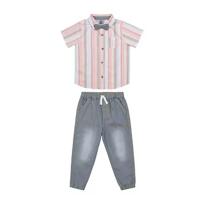Little Lad Toddler Boys 2-pc. Pant Set