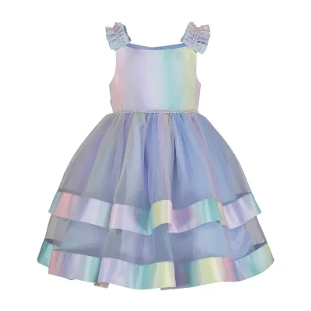 Blueberi Boulevard Toddler Girls Sleeveless A-Line Dress