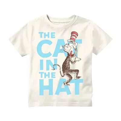 Toddler Boys Crew Neck Short Sleeve Dr. Seuss Graphic T-Shirt