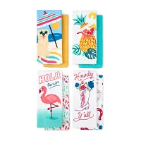 Layerings Beachy Dog 2-pc. Kitchen Towel Set