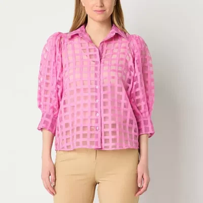 52seven Womens Long Sleeve Blouse