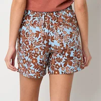 a.n.a Womens High Rise 5" Pull-On Short
