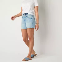 a.n.a Womens High Rise 5" Denim Short