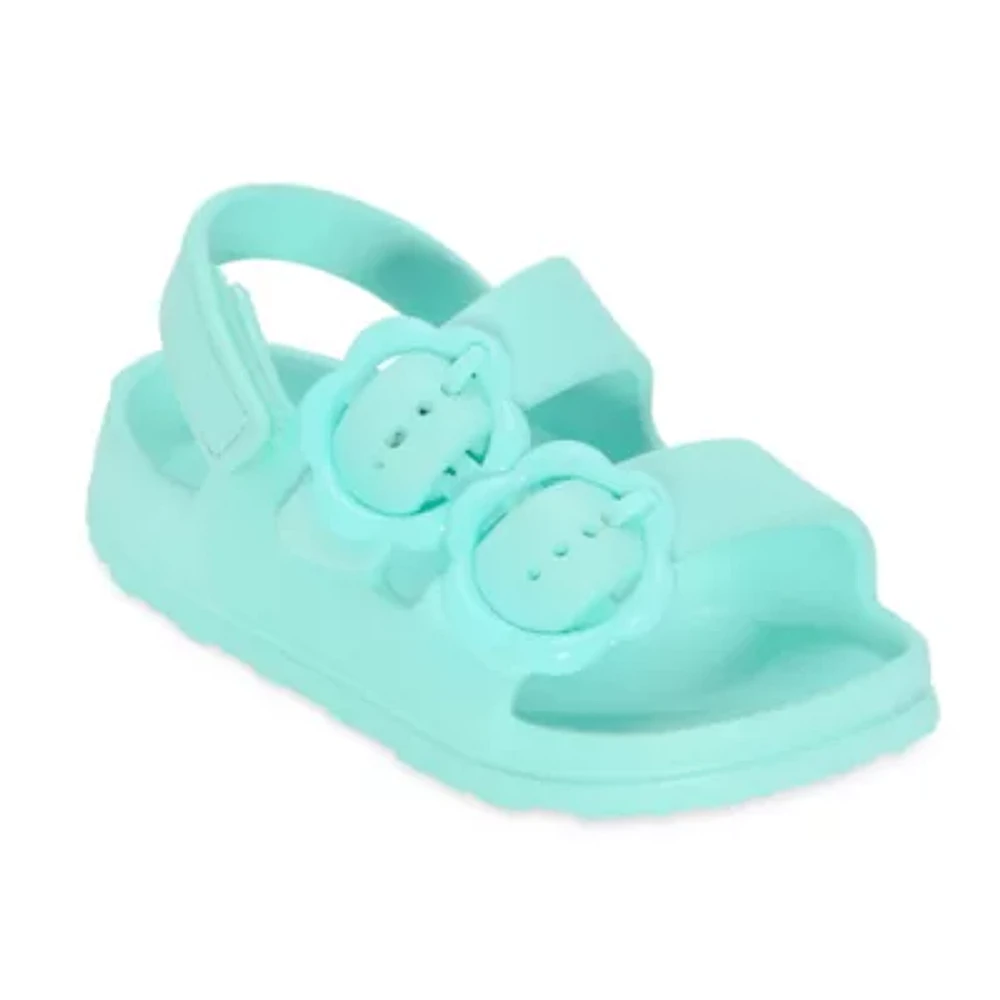 Okie Dokie Toddler Girls Slide Sandals