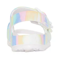 Okie Dokie Tie Dye Toddler Girls Slide Sandals