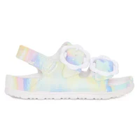 Okie Dokie Tie Dye Toddler Girls Slide Sandals