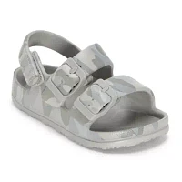 Okie Dokie Camo Toddler Boys Slide Sandals