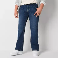Thereabouts Little & Big Boys Adjustable Waist Stretch Fabric Regular Fit Bootcut Jean