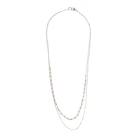 Bijoux Bar Delicates Beaded Simulated Pearl 23 Inch Strand Necklace