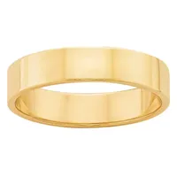 Personalized 5MM 14K Gold Wedding Band